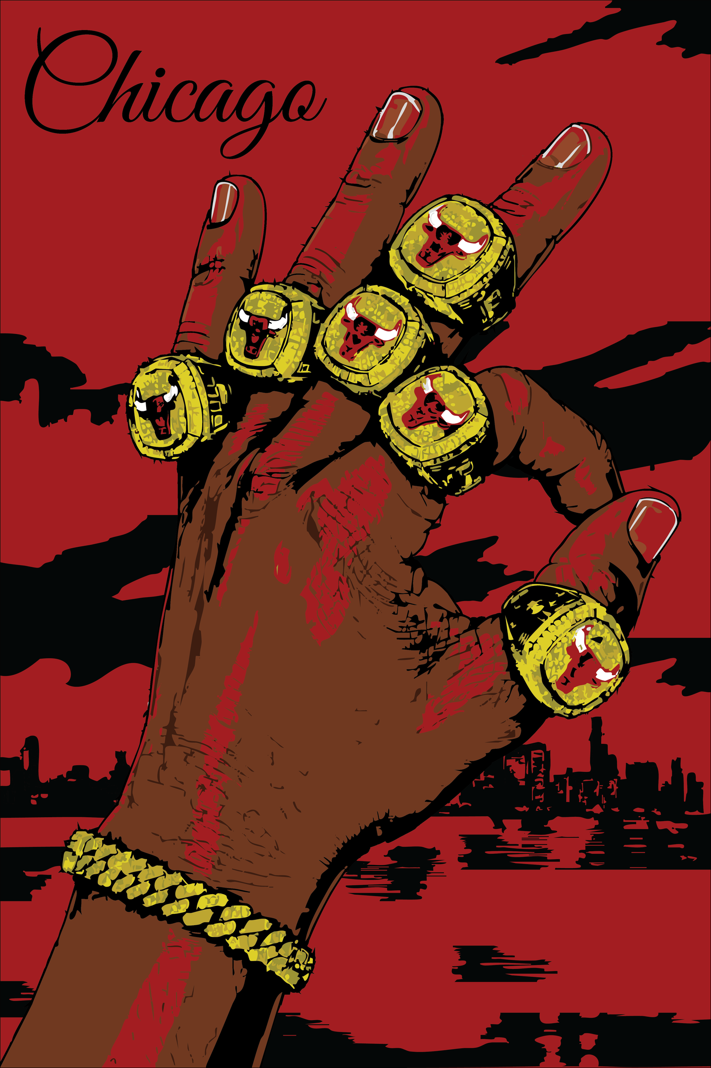 12x18 Chicago Champion