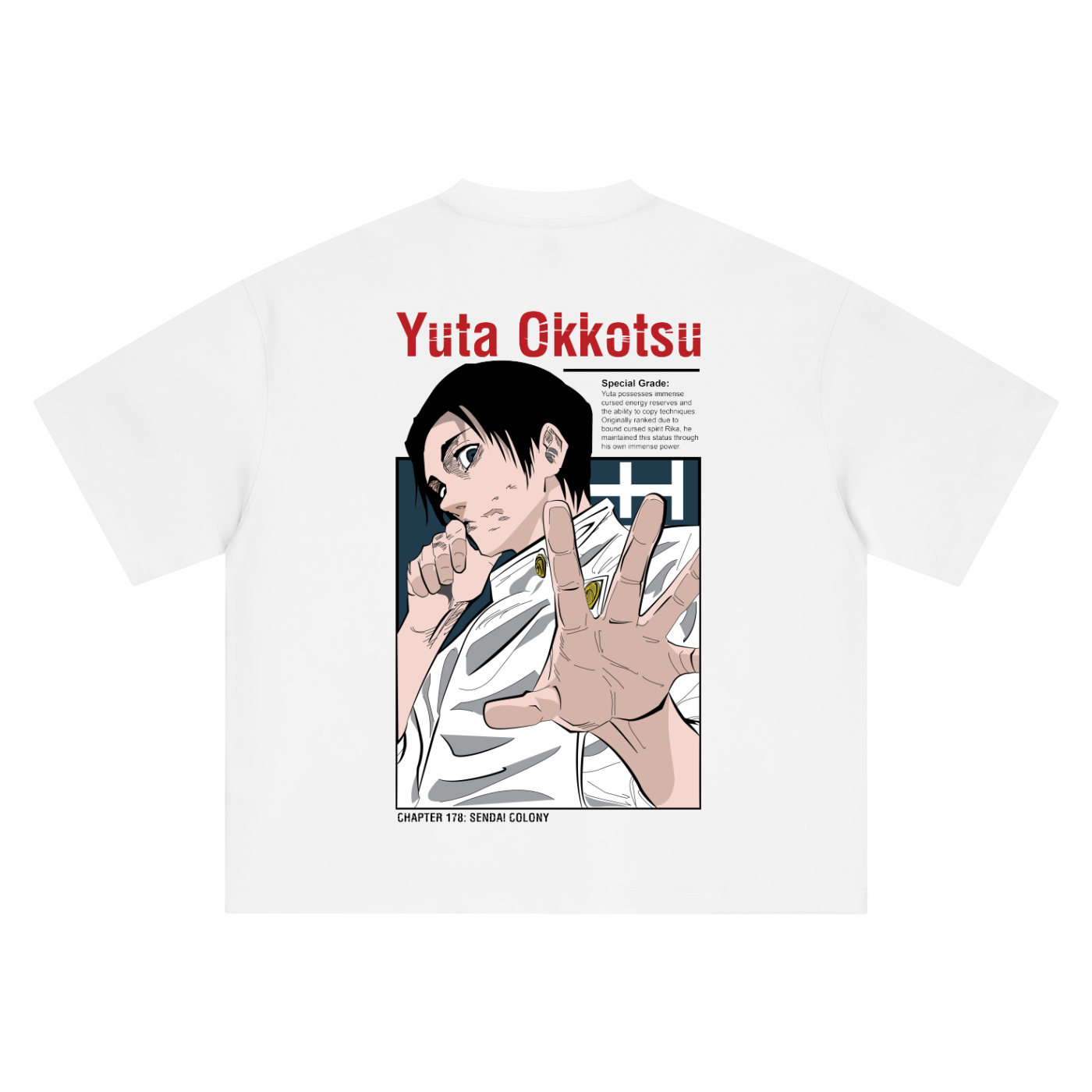 "Jujutsu Kaisen" Yuta Profile Tee